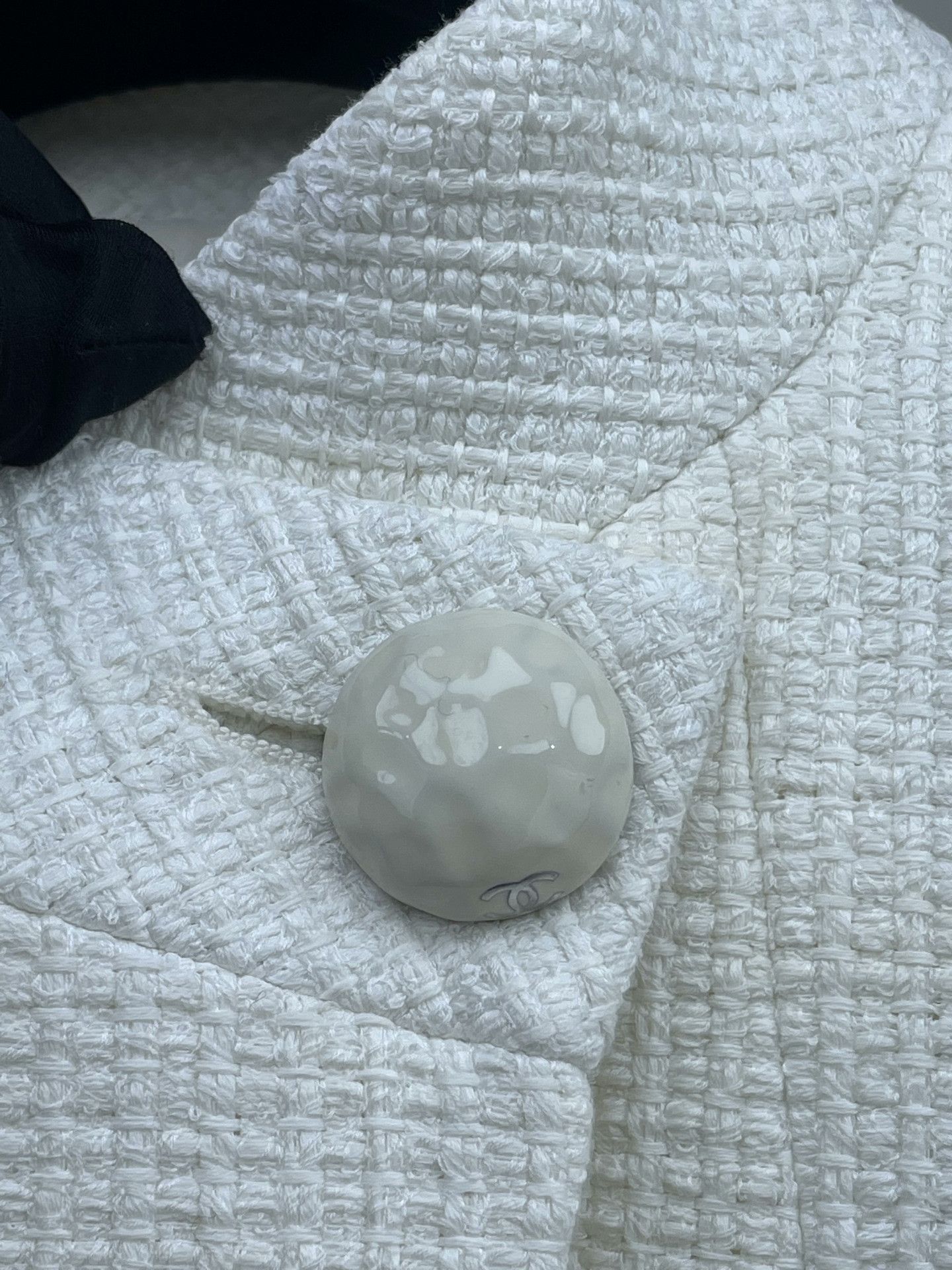 Chanel Chanel White Single-Button Coat Size XS / US 0-2 / IT 36-38 - 4 Thumbnail