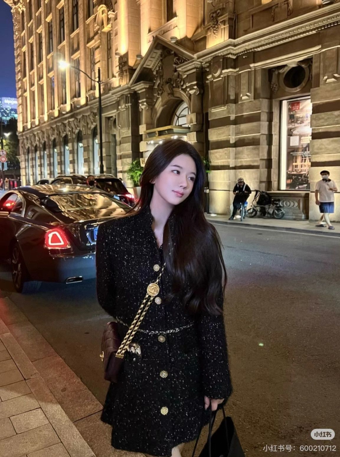 Chanel Chanel 22A Black Sparkle Tweed Coat Size S / US 4 / IT 40 - 7 Thumbnail