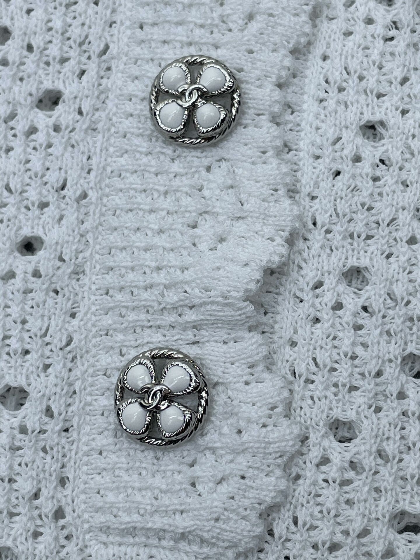 Chanel Chanel 24P Knit Openwork Short Top Size XXS / US 00 / IT 34 - 4 Thumbnail