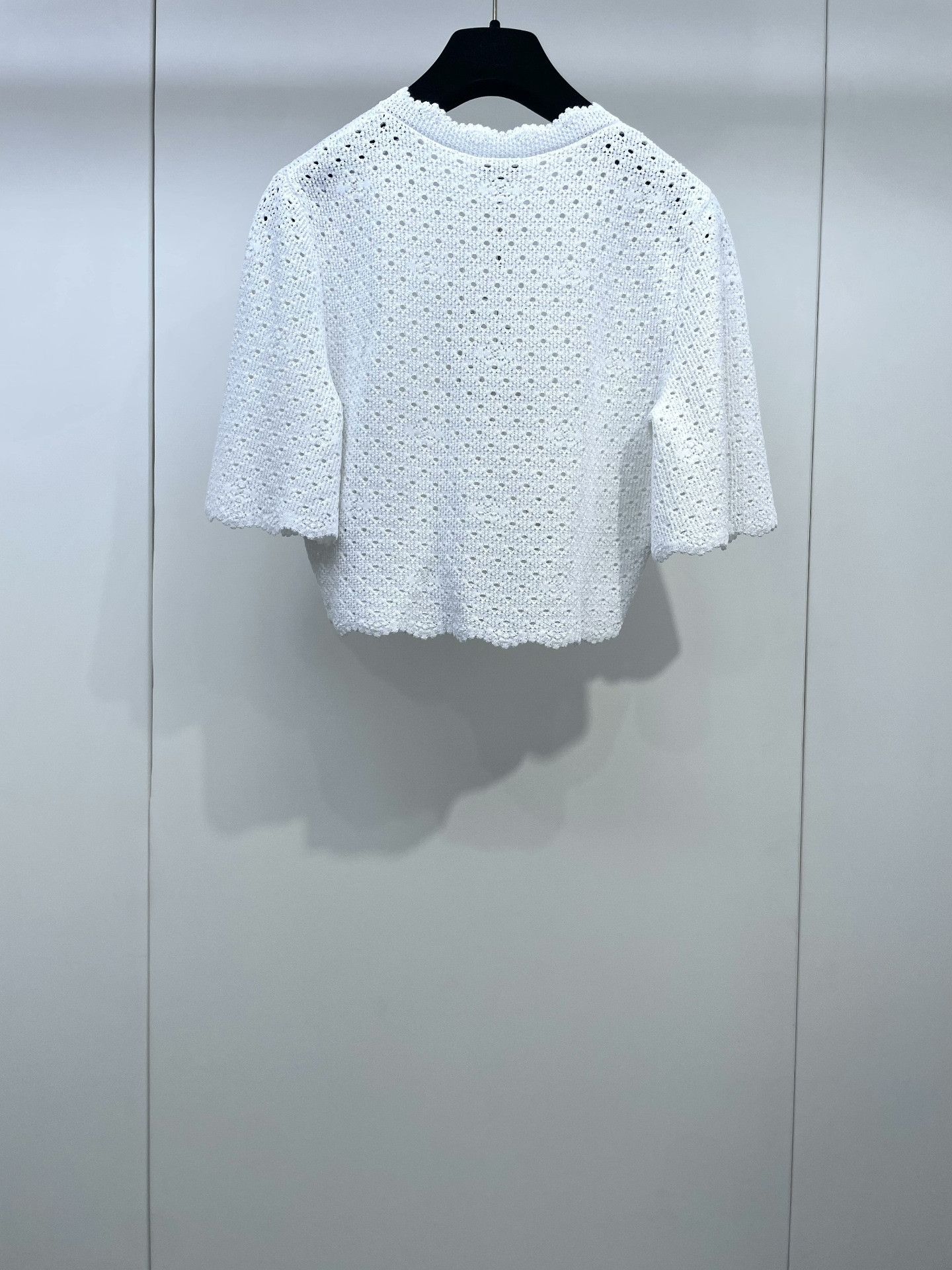 Chanel Chanel 24P Knit Openwork Short Top Size XXS / US 00 / IT 34 - 2 Thumbnail