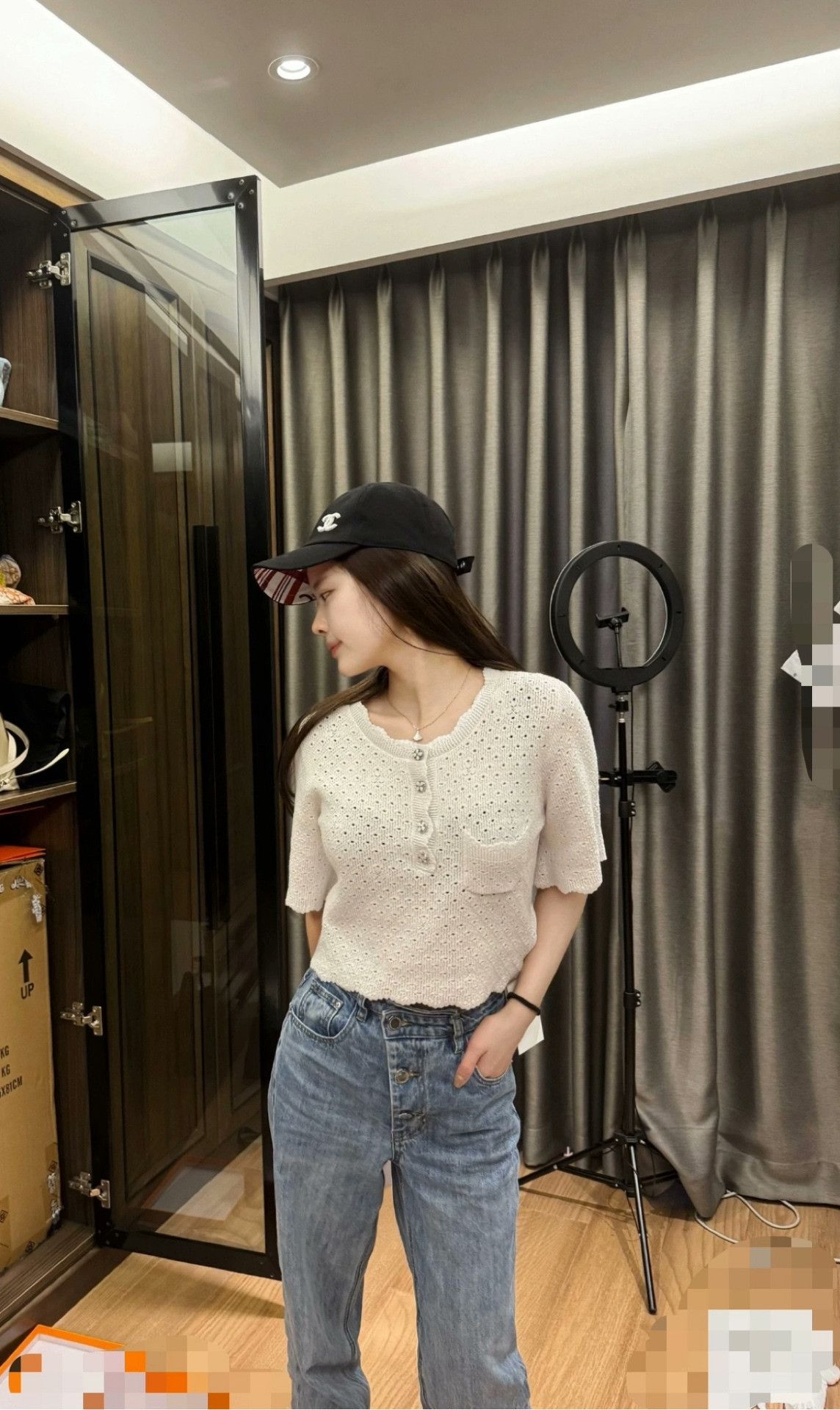 Chanel Chanel 24P Knit Openwork Short Top Size XXS / US 00 / IT 34 - 7 Thumbnail