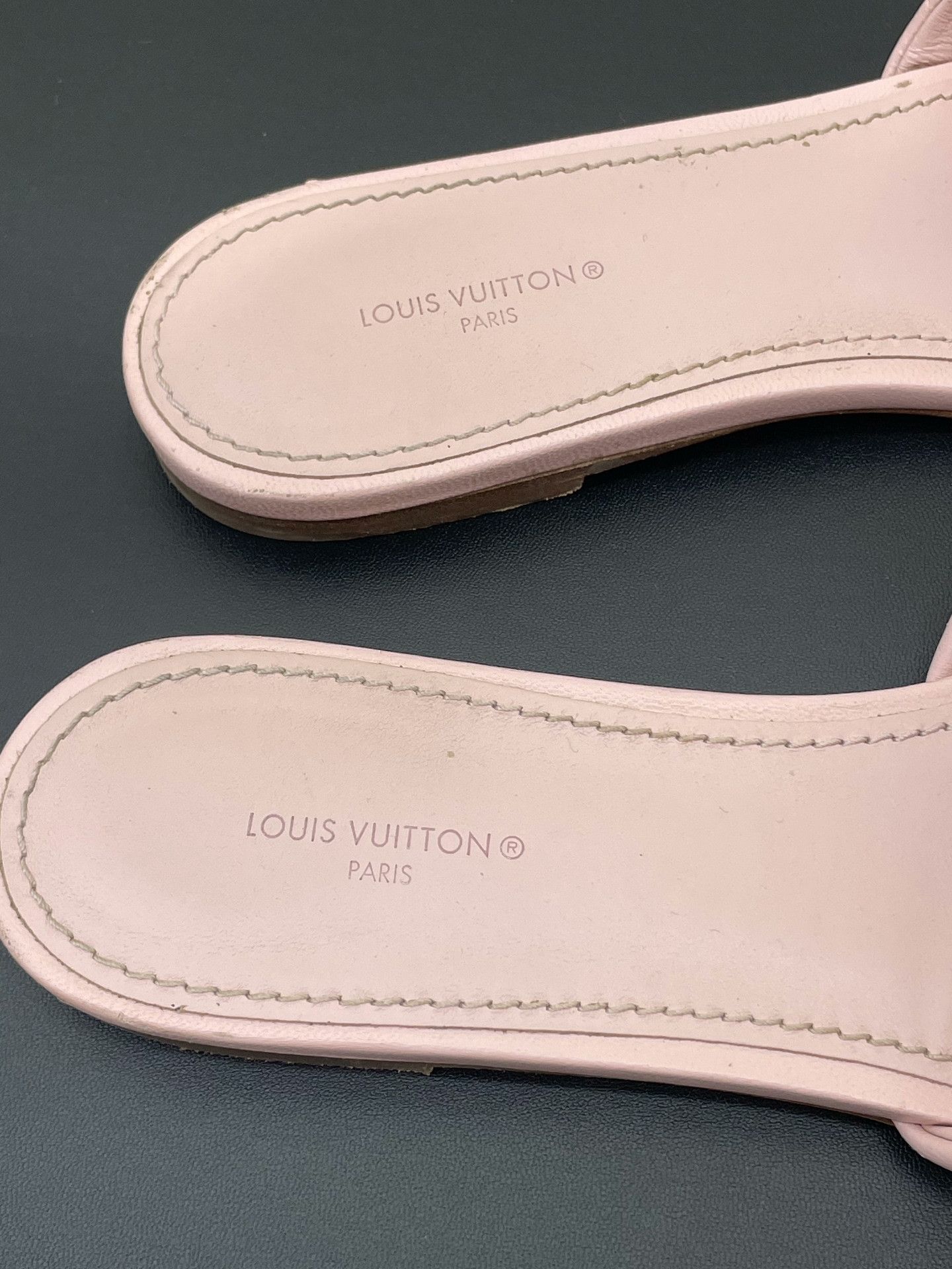 Louis Vuitton LV Sakura Pink Slippers Size US 7 / IT 37 - 4 Thumbnail