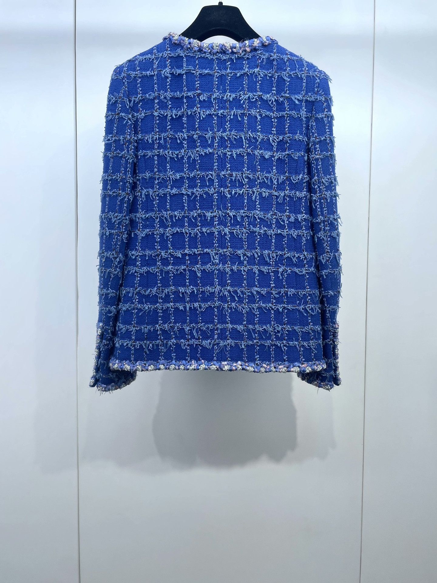 Chanel Chanel Plaid Fringe Four-Pocket Jacket Size XXS / US 00 / IT 34 - 2 Thumbnail