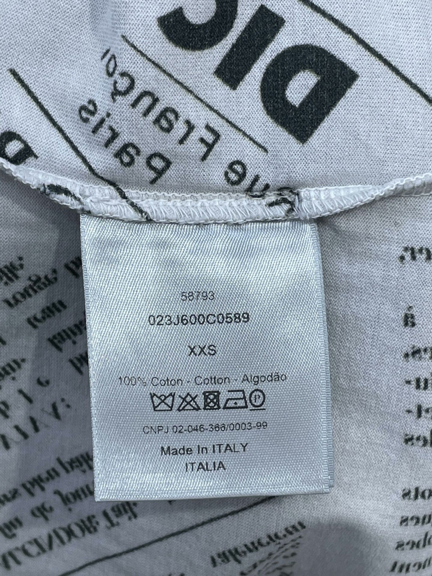 Dior Dior x Daniel Arsham Reverse Newspaper Print Short-Sleeve Size XXS / US 00 / IT 34 - 5 Thumbnail