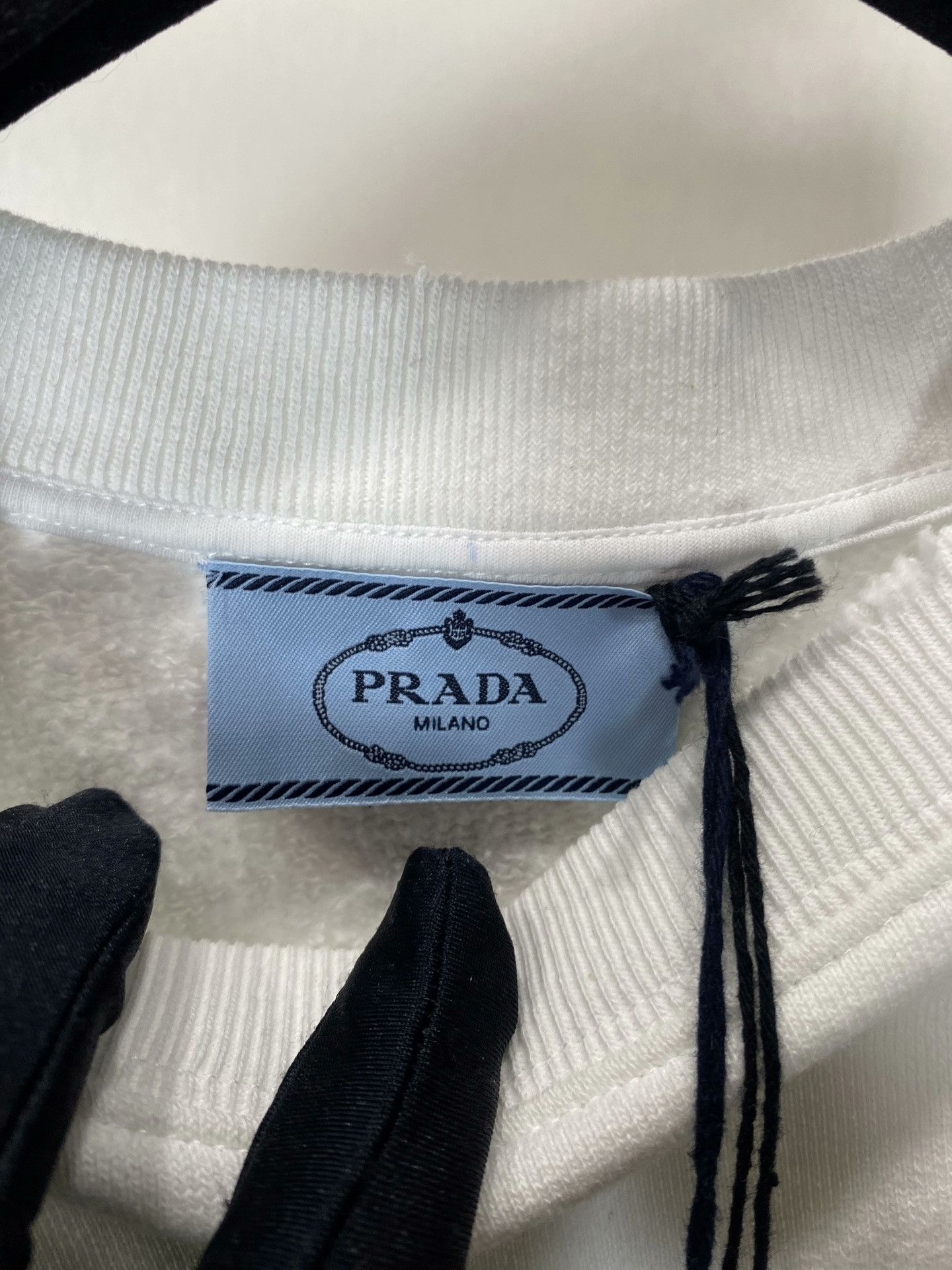 Prada Prada 25 Preppy Distressed Sweatshirt Size XS / US 0-2 / IT 36-38 - 7 Thumbnail