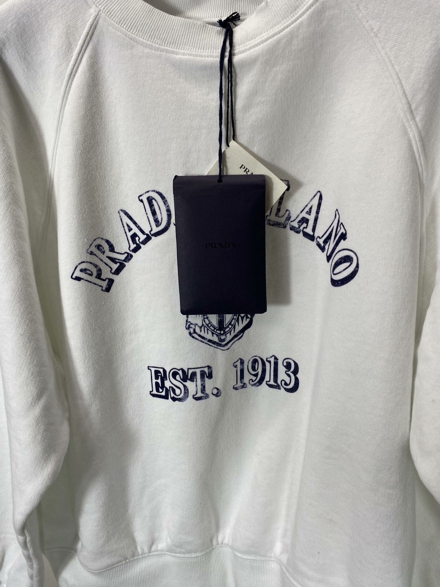 Prada Prada 25 Preppy Distressed Sweatshirt Size XS / US 0-2 / IT 36-38 - 5 Thumbnail