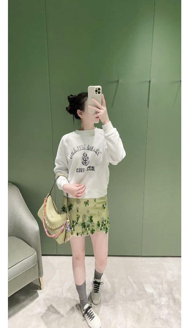 Prada Prada 25 Preppy Distressed Sweatshirt Size XS / US 0-2 / IT 36-38 - 3 Thumbnail