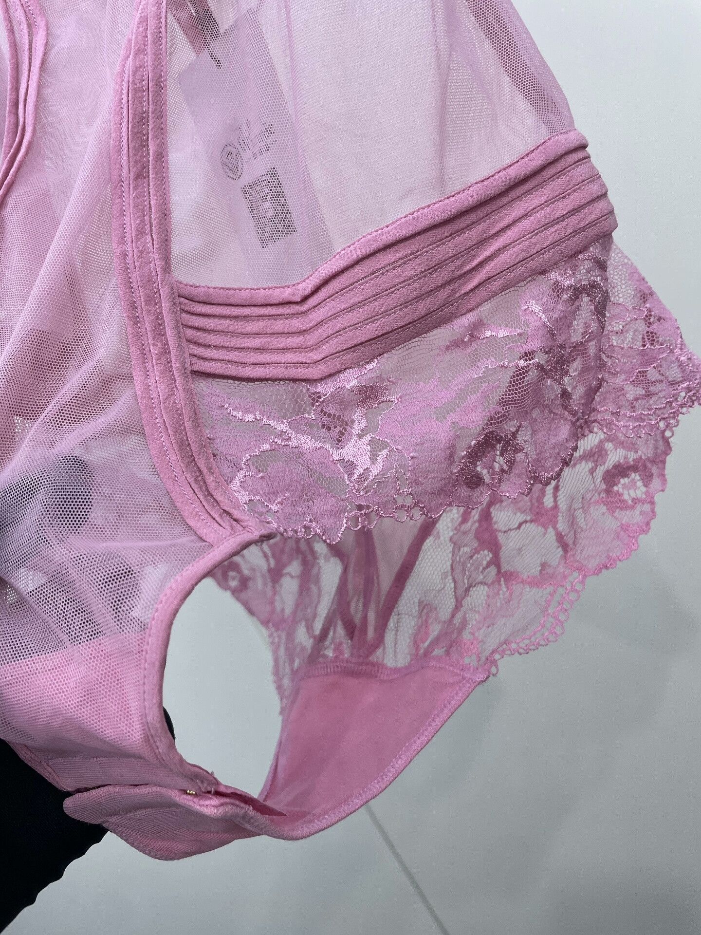 La Perla La Perla Pink Lace Bodysuit Size S / US 4 / IT 40 - 5 Thumbnail