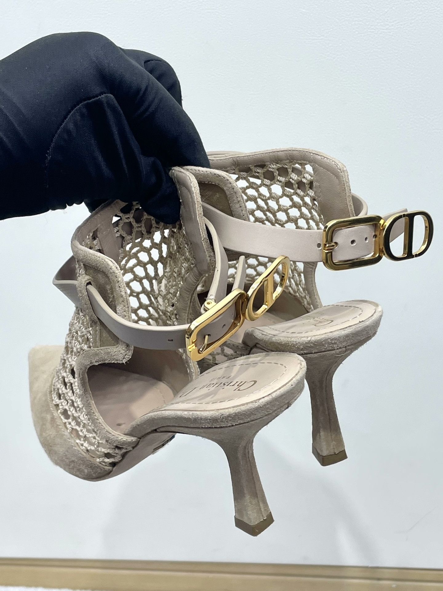 Dior Dior Pointed Toe Cutout Heels Size US 6.5 / IT 36.5 - 2 Thumbnail
