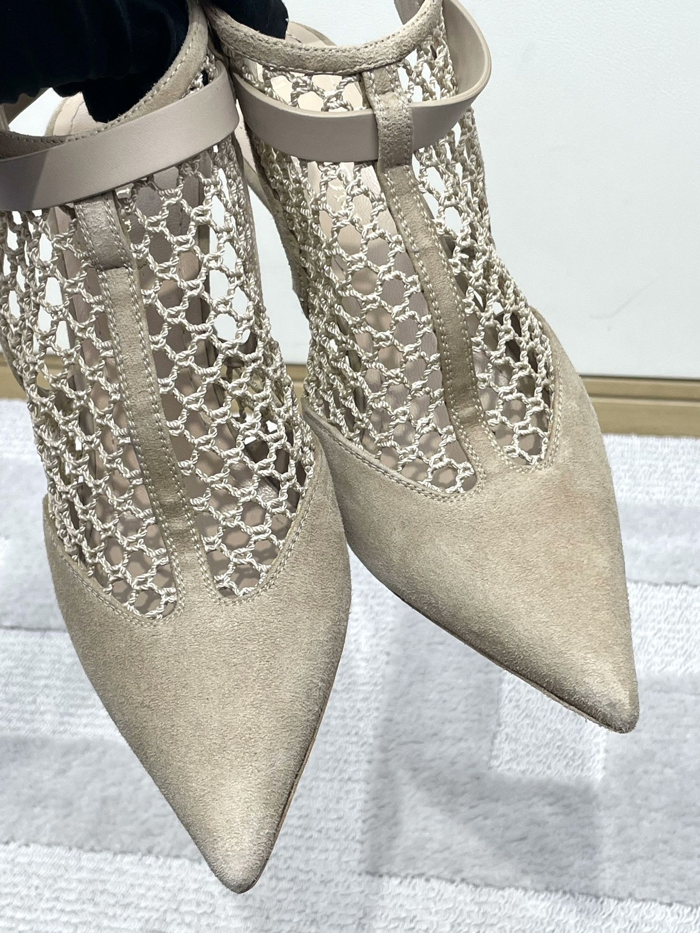 Dior Dior Pointed Toe Cutout Heels Size US 6.5 / IT 36.5 - 4 Thumbnail