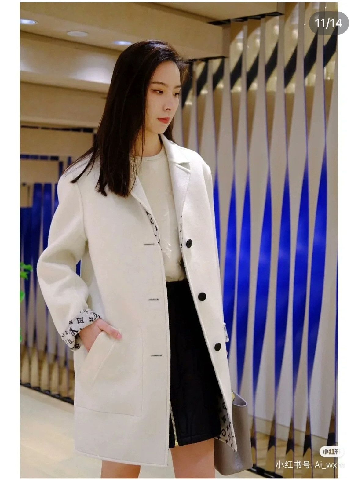 Louis Vuitton LV Monogram Reversible Cashmere Coat Size US XXS / EU 40 - 8 Thumbnail
