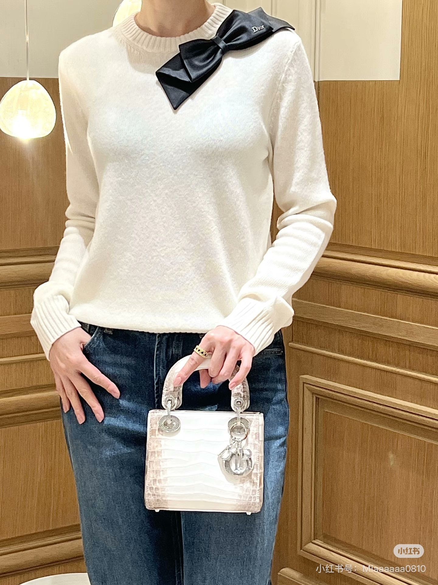 Dior Dior 2026 New Bow Knit Top Size XS / US 0-2 / IT 36-38 - 9 Thumbnail