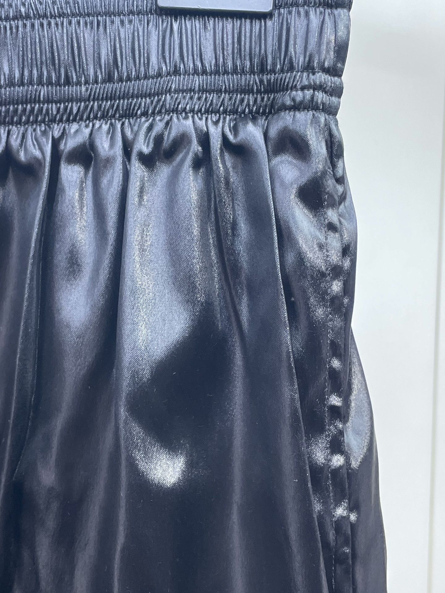 Celine Celine Black Satin Shorts Size 38" / US 16 / IT 52 - 7 Thumbnail