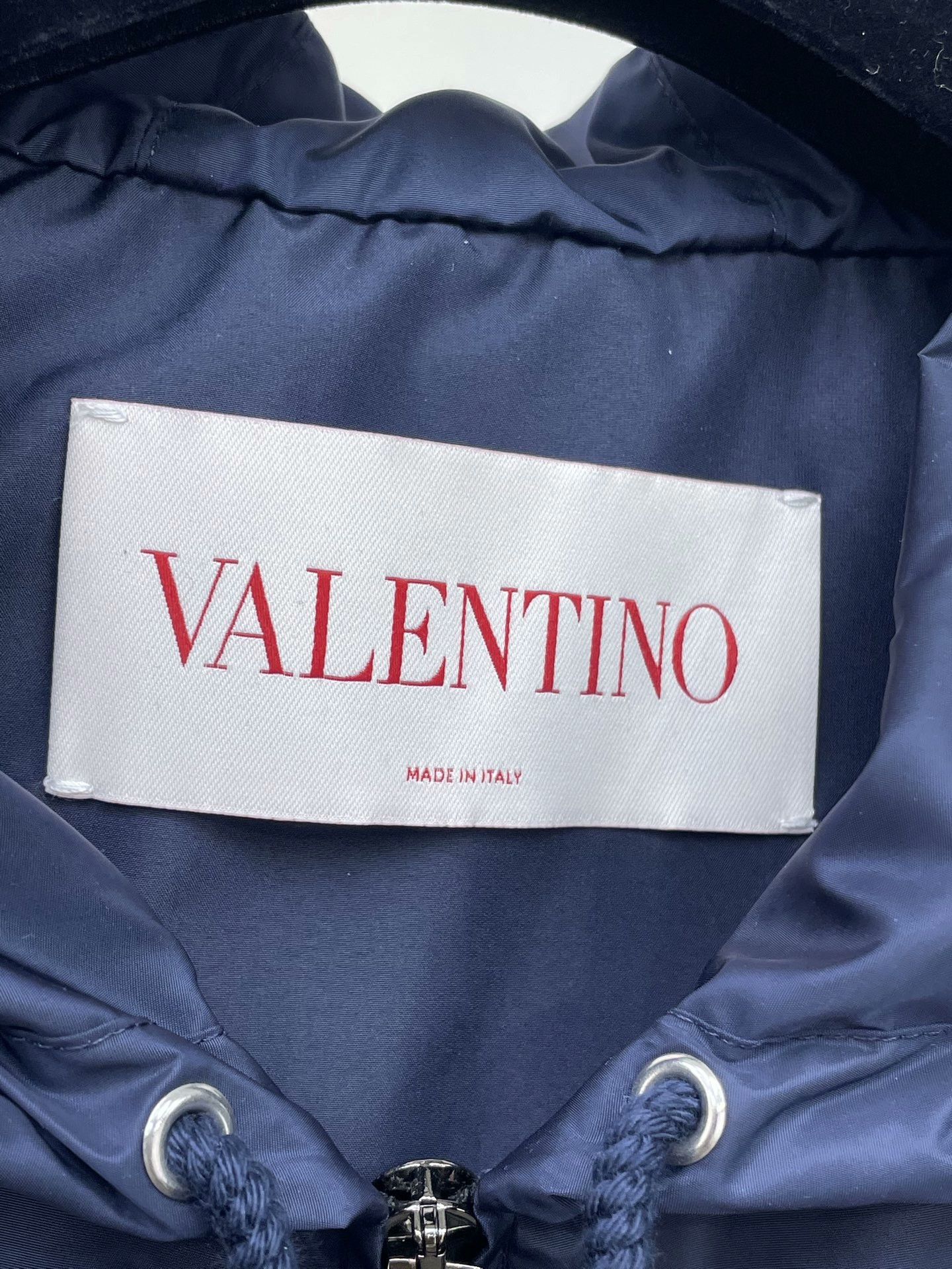 Valentino Valentino 25 New Navy Hooded Zip Jacket Size US M / EU 48-50 / 2 - 6 Thumbnail