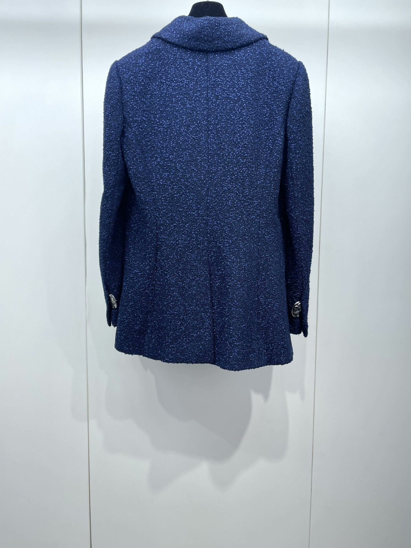Chanel CHANEL 16S Blue Tweed Jacket Size M / US 6-8 / IT 42-44 - 2 Thumbnail