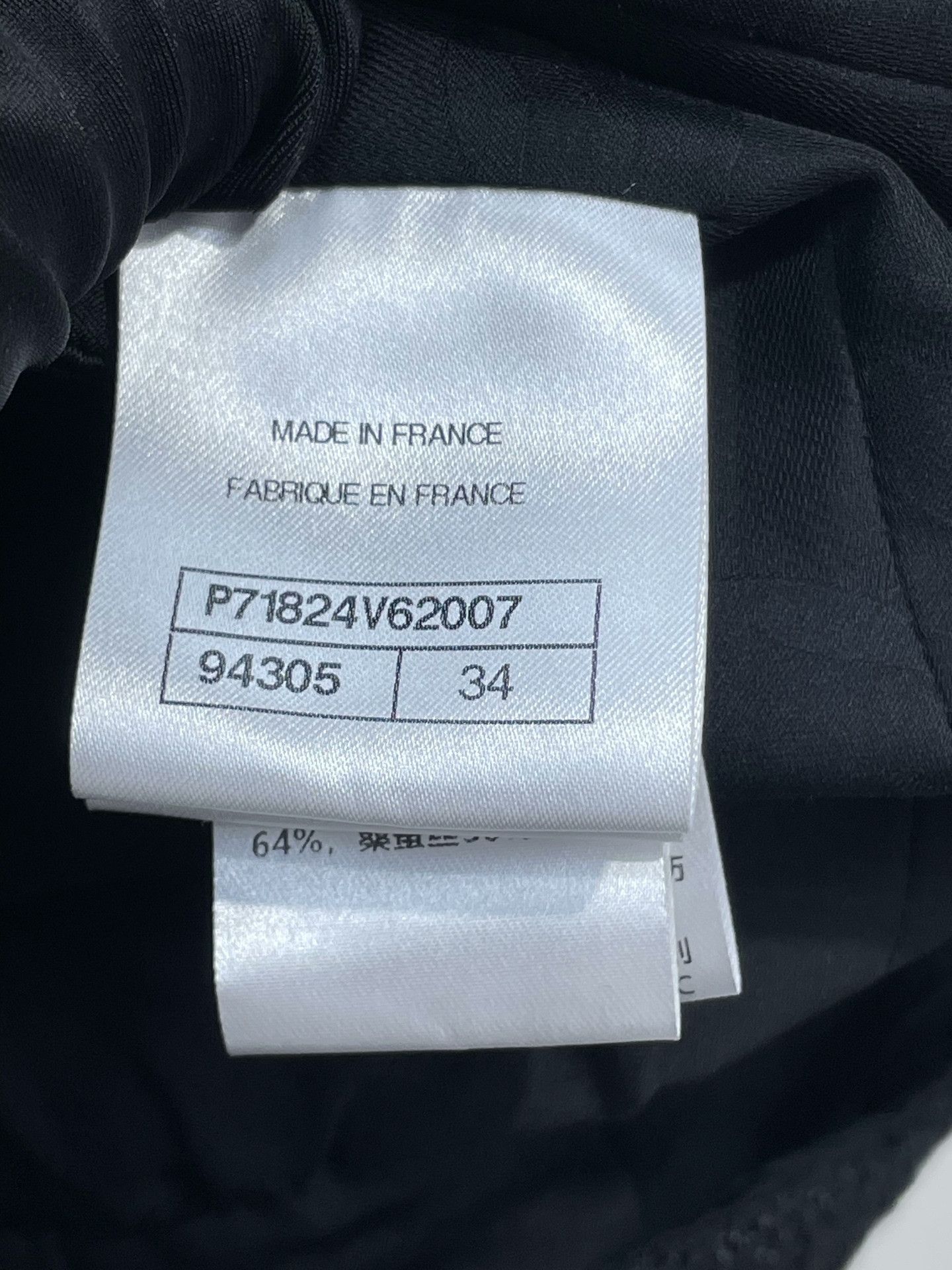 Chanel Chanel 22C Black Coat Size XXS / US 00 / IT 34 - 6 Thumbnail