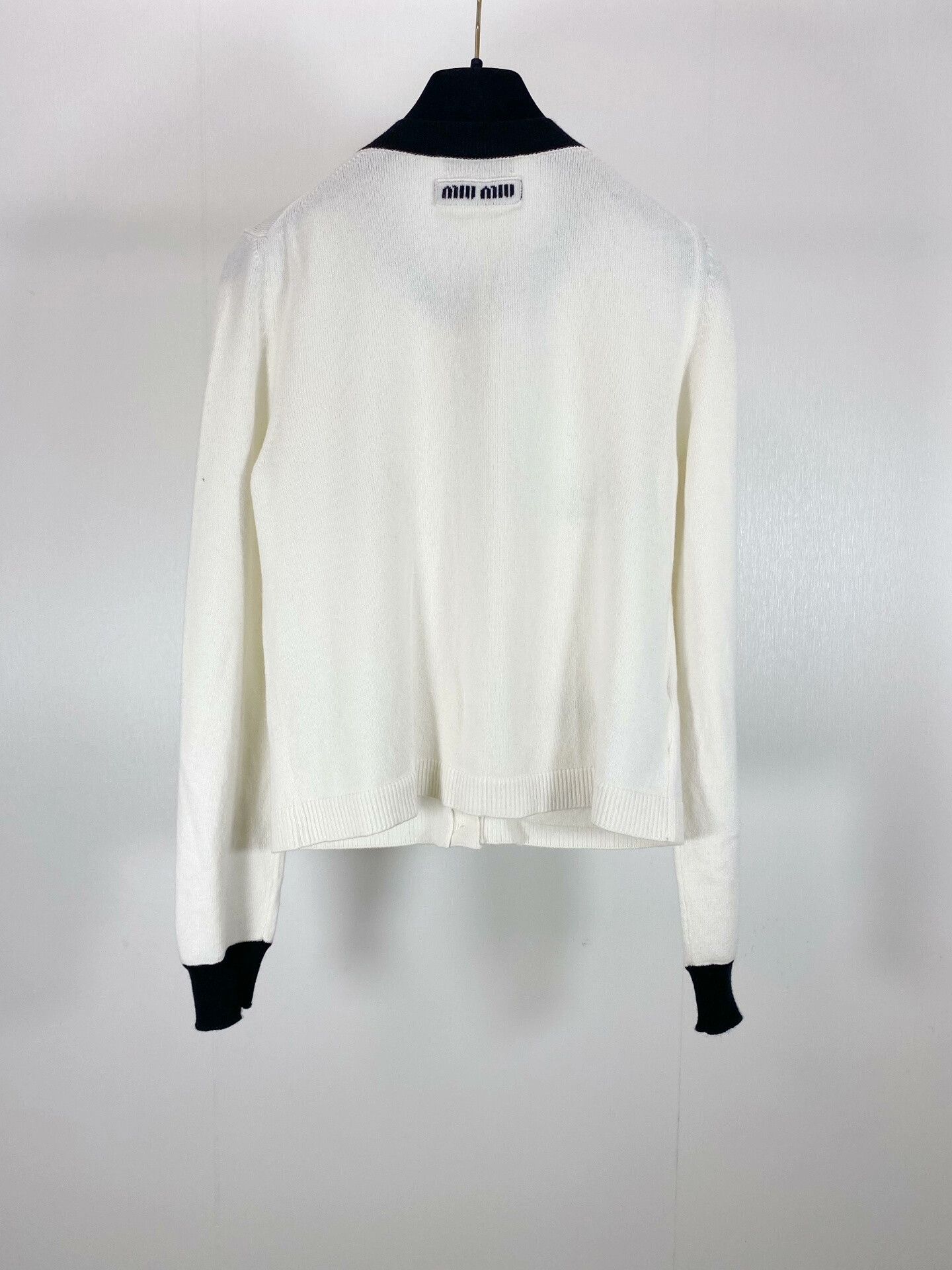 Miu Miu Miu Miu Gold Button Knit Cardigan Size S / US 4 / IT 40 - 9 Thumbnail