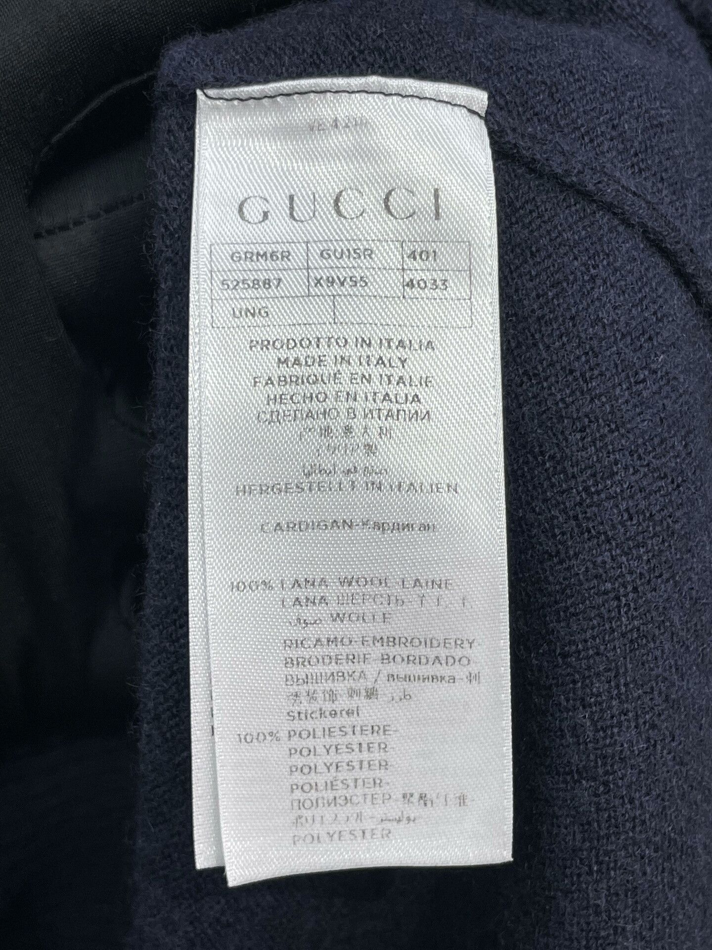 Gucci Gucci Heavy Embroidered Knit Cardigan Size US M / EU 48-50 / 2 - 7 Thumbnail