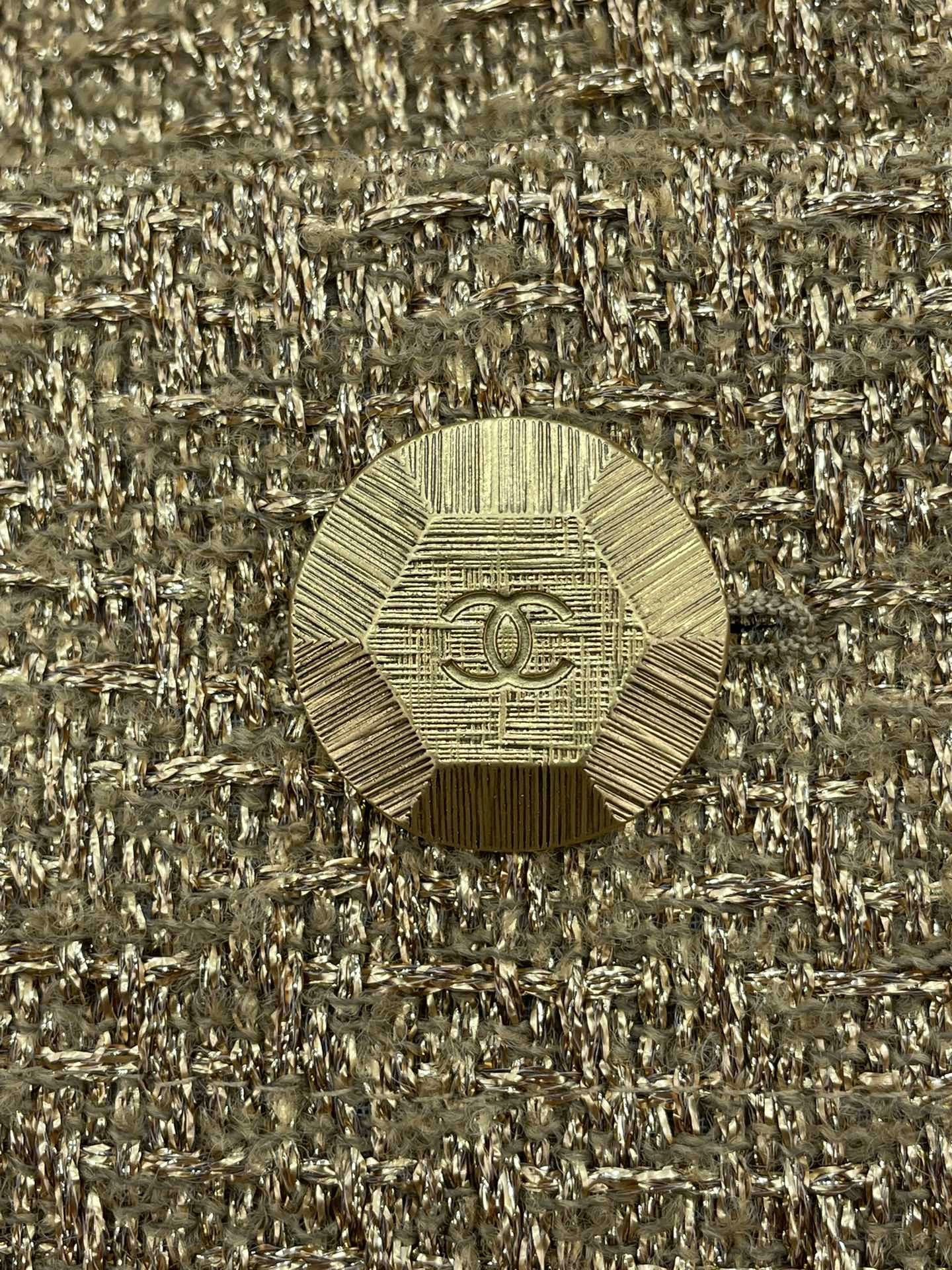 Chanel Chanel Egypt Collection Gold Woven Jacket Size XS / US 0-2 / IT 36-38 - 3 Thumbnail