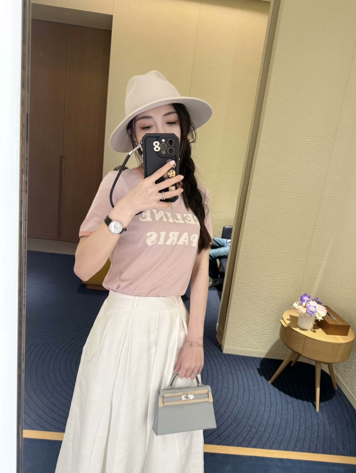 Celine Celine 2025 Pink Short-Sleeve Top Size XS / US 0-2 / IT 36-38 - 5 Thumbnail