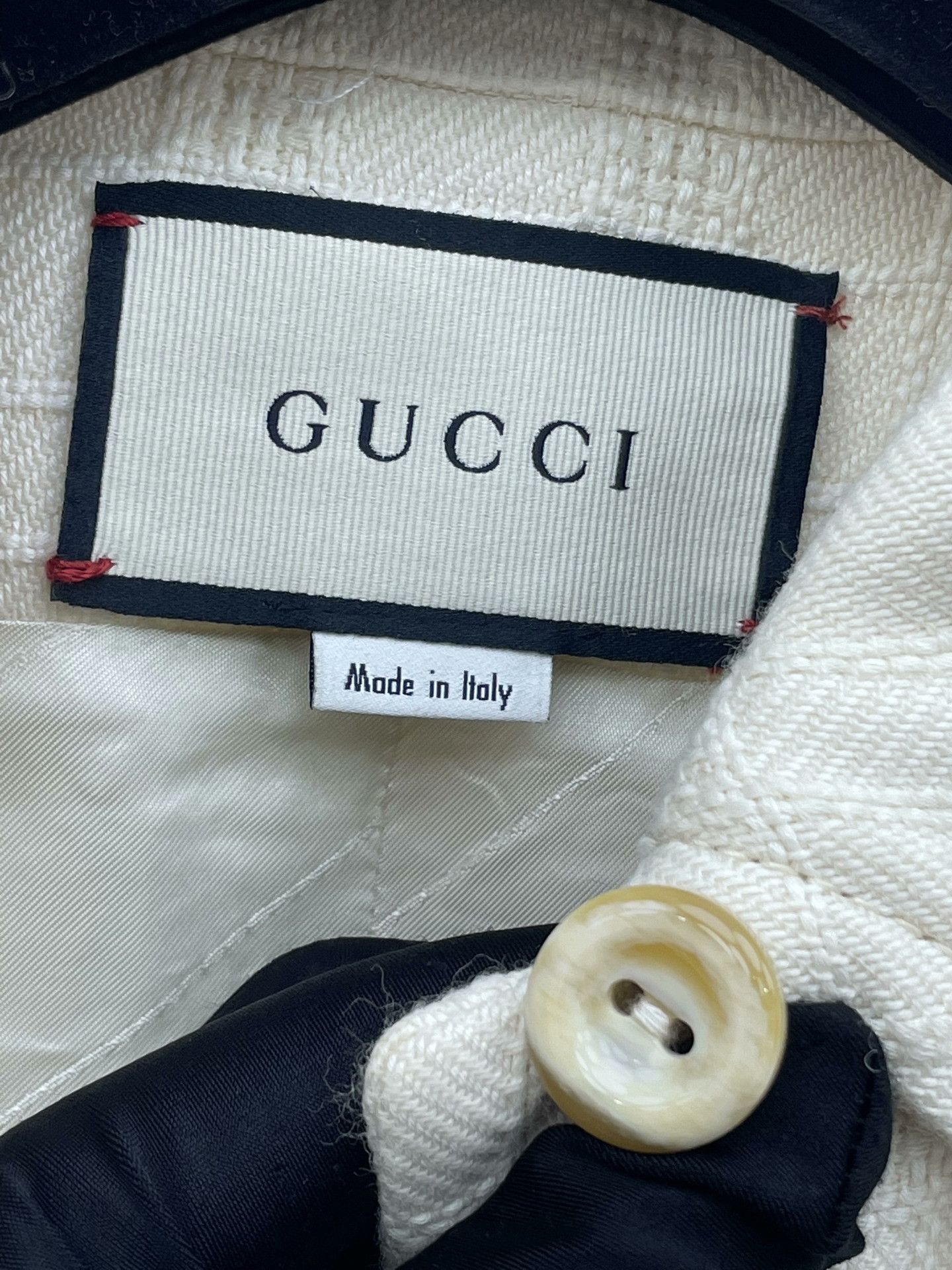 Gucci Gucci Cream Plaid Vest & Cape Set Size XS / US 0-2 / IT 36-38 - 5 Thumbnail
