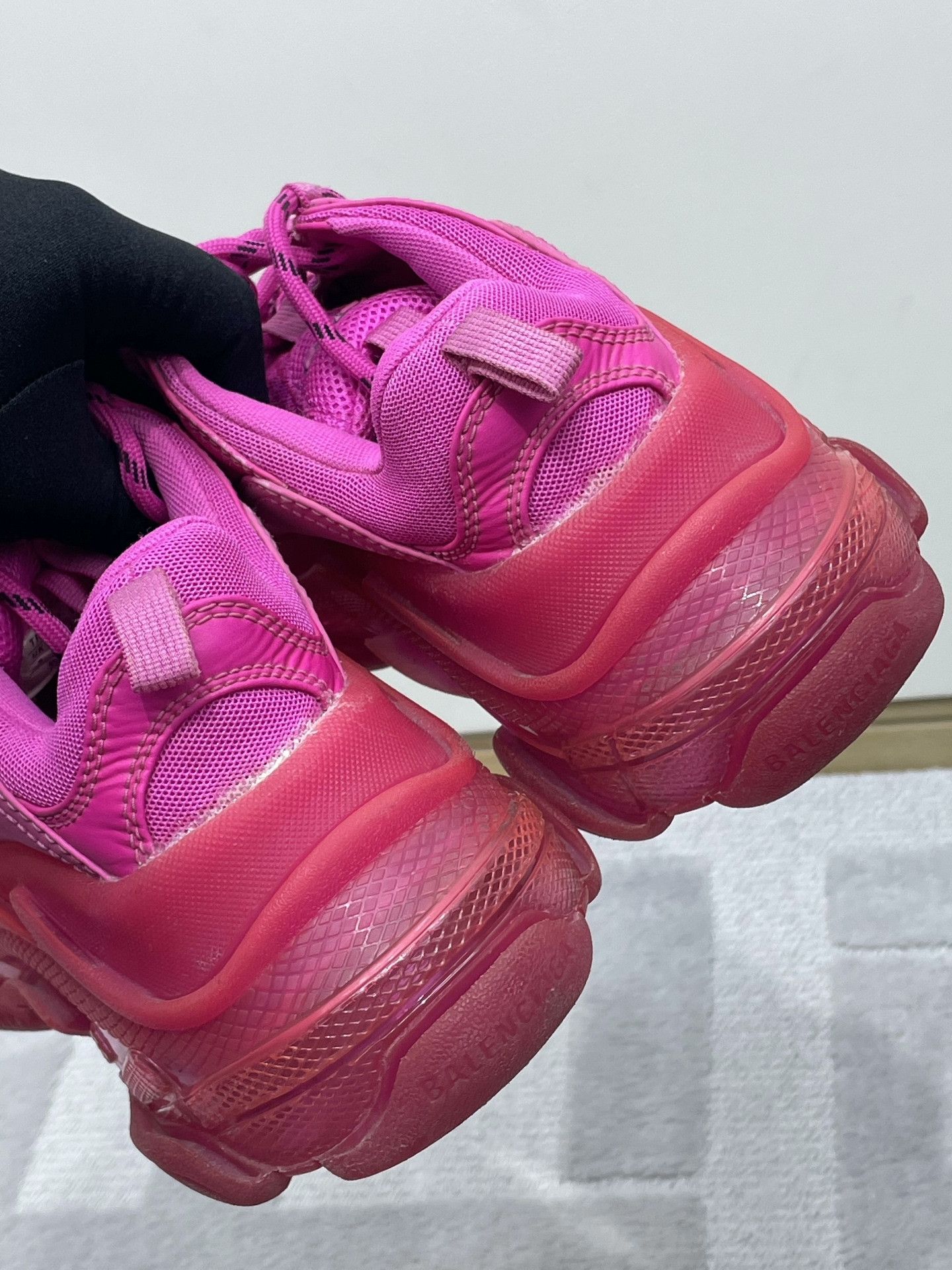 Balenciaga Balenciaga Limited Edition Pink Dad Shoes Size US 5 / IT 35 - 3 Thumbnail