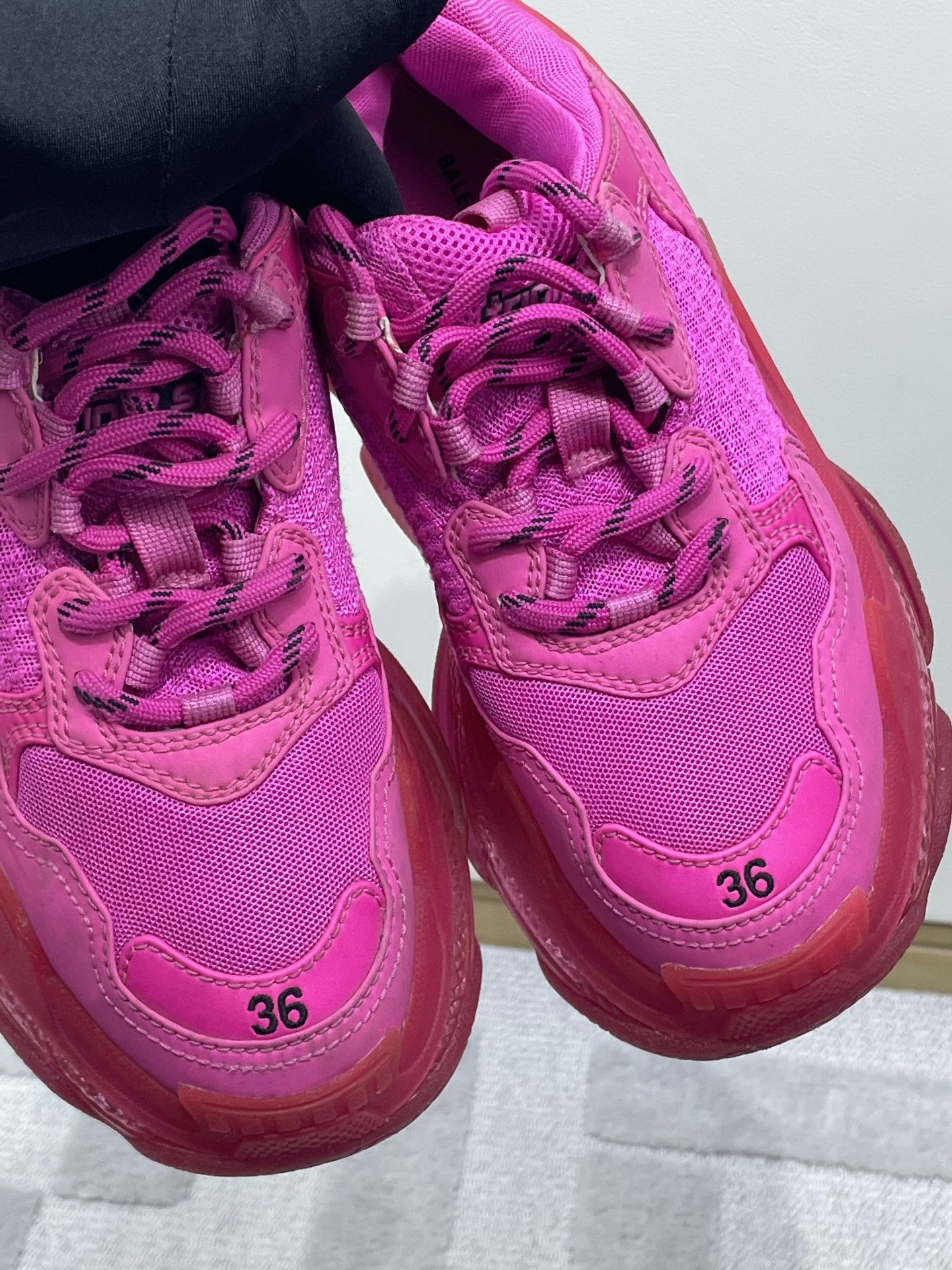 Balenciaga Balenciaga Limited Edition Pink Dad Shoes Size US 5 / IT 35 - 5 Thumbnail