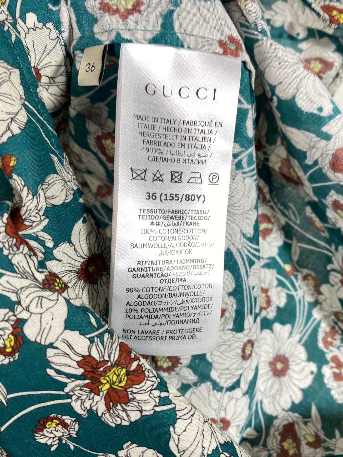 Gucci Gucci Floral Bow Shirt Size XS / US 0-2 / IT 36-38 - 8 Thumbnail