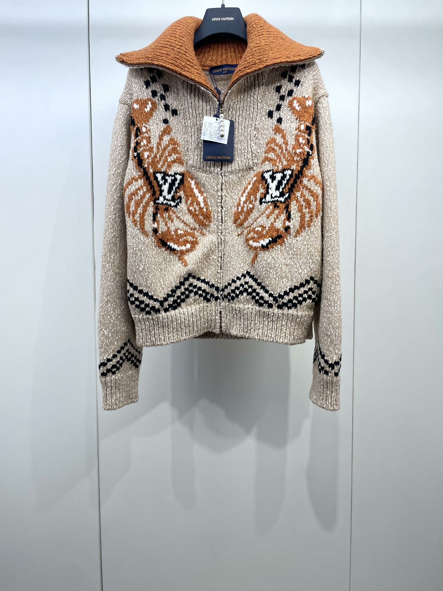 Louis Vuitton LV New Knit Jacquard Zip Jacket Size S / US 4 / IT 40 - 2 Thumbnail