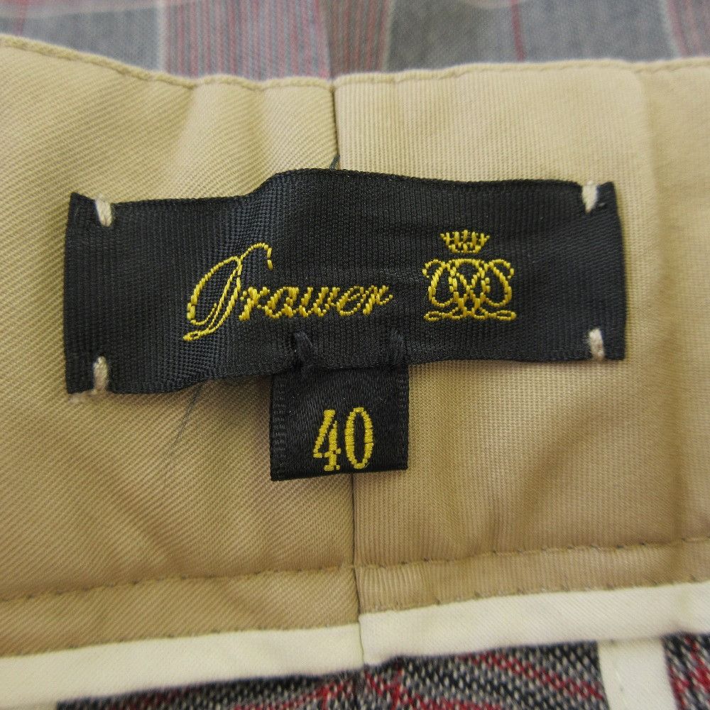 Other Other Drawer Check Wide Pants Textile Pants 6514-236-0870 DUTY FREE for USA Size ONE SIZE - 5 Thumbnail