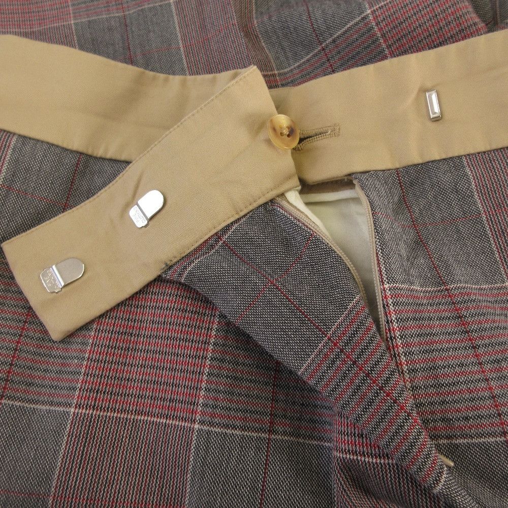 Other Other Drawer Check Wide Pants Textile Pants 6514-236-0870 DUTY FREE for USA Size ONE SIZE - 4 Thumbnail