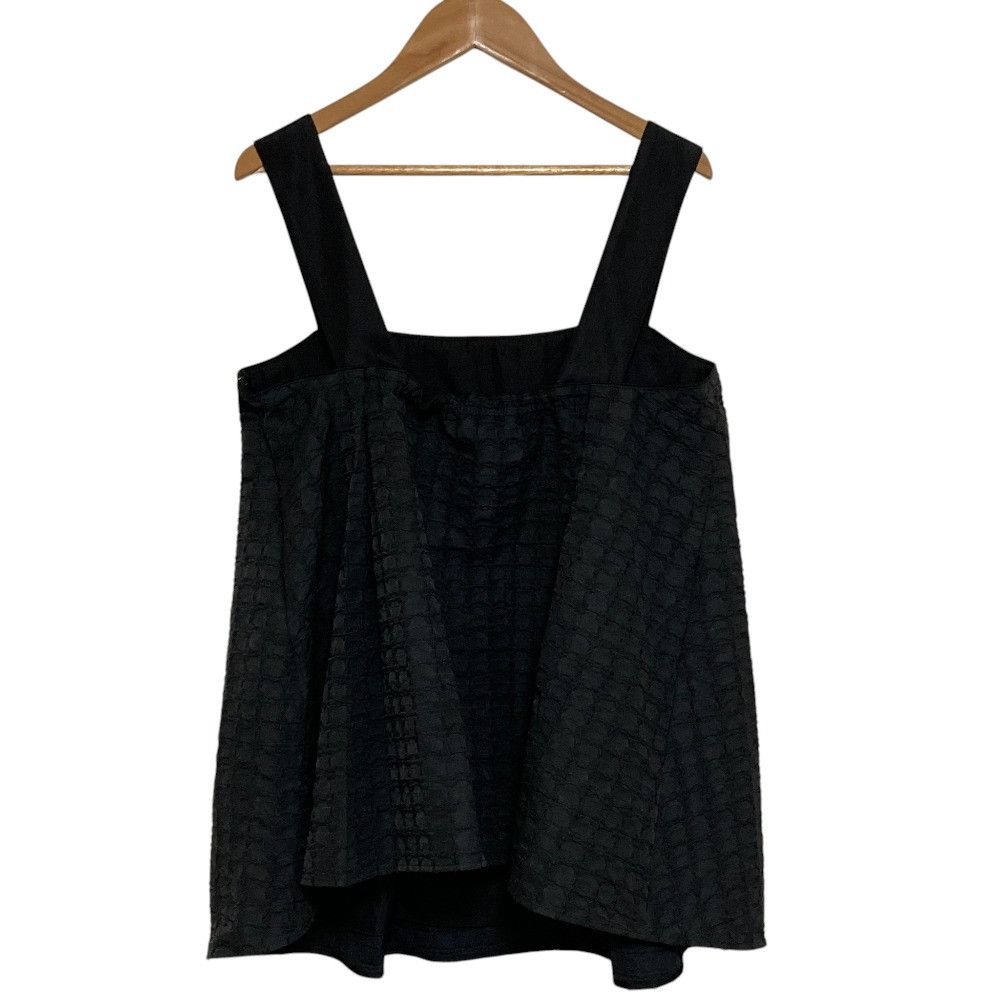Other Other Drawer Puffy Jacquard Camisole Blouse Textile Tops 6521-299-1220 DUTY FREE for USA Size ONE SIZE - 2 Thumbnail