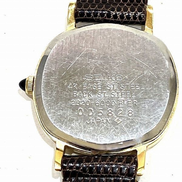 Seiko Seiko Seiko 14K Quartz Watch Precious Metal Quartz 2320-6000 DUTY FREE for USA Size ONE SIZE - 5 Thumbnail