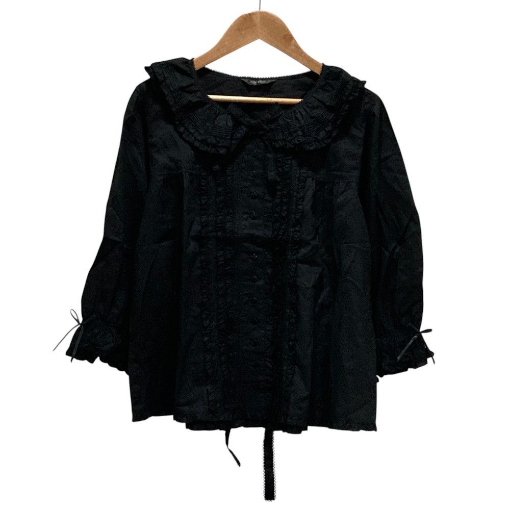 Other Other PINK HOUSE Frill Blouse Textile Tops A2133FB387 DUTY FREE for USA Size ONE SIZE - 5 Thumbnail