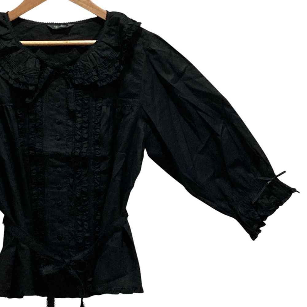 Other Other PINK HOUSE Frill Blouse Textile Tops A2133FB387 DUTY FREE for USA Size ONE SIZE - 3 Thumbnail