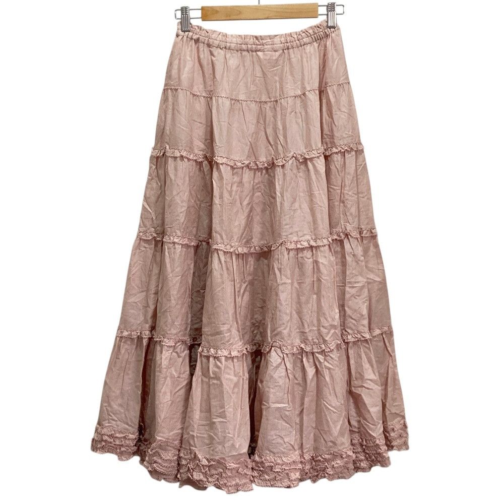 Other Other PINK HOUSE Tiered Skirt Textile Skirts A2133FSY566 DUTY FREE for USA Size ONE SIZE - 2 Thumbnail