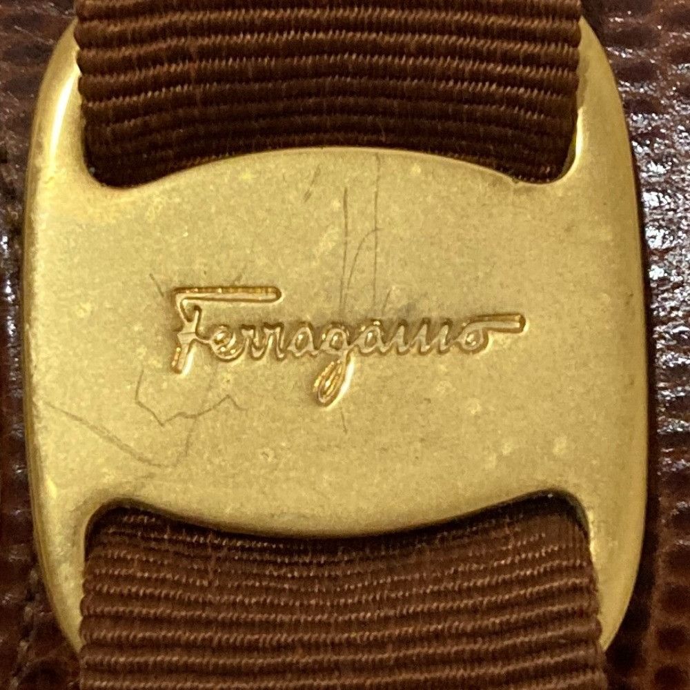 Salvatore Ferragamo Salvatore Ferragamo Salvatore Ferragamo Embossed Leather Pumps Leather Shoes DUTY FREE for USA Size ONE SIZE - 10 Thumbnail