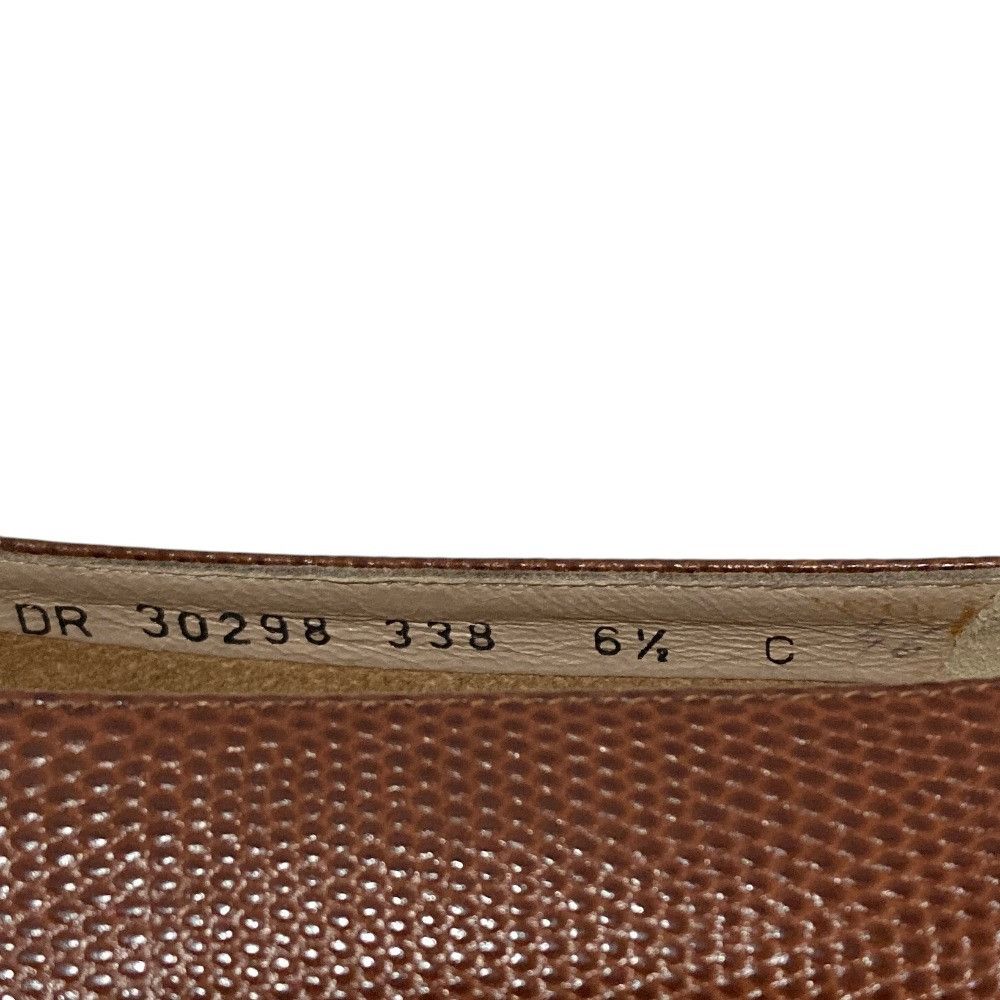 Salvatore Ferragamo Salvatore Ferragamo Salvatore Ferragamo Embossed Leather Pumps Leather Shoes DUTY FREE for USA Size ONE SIZE - 8 Thumbnail