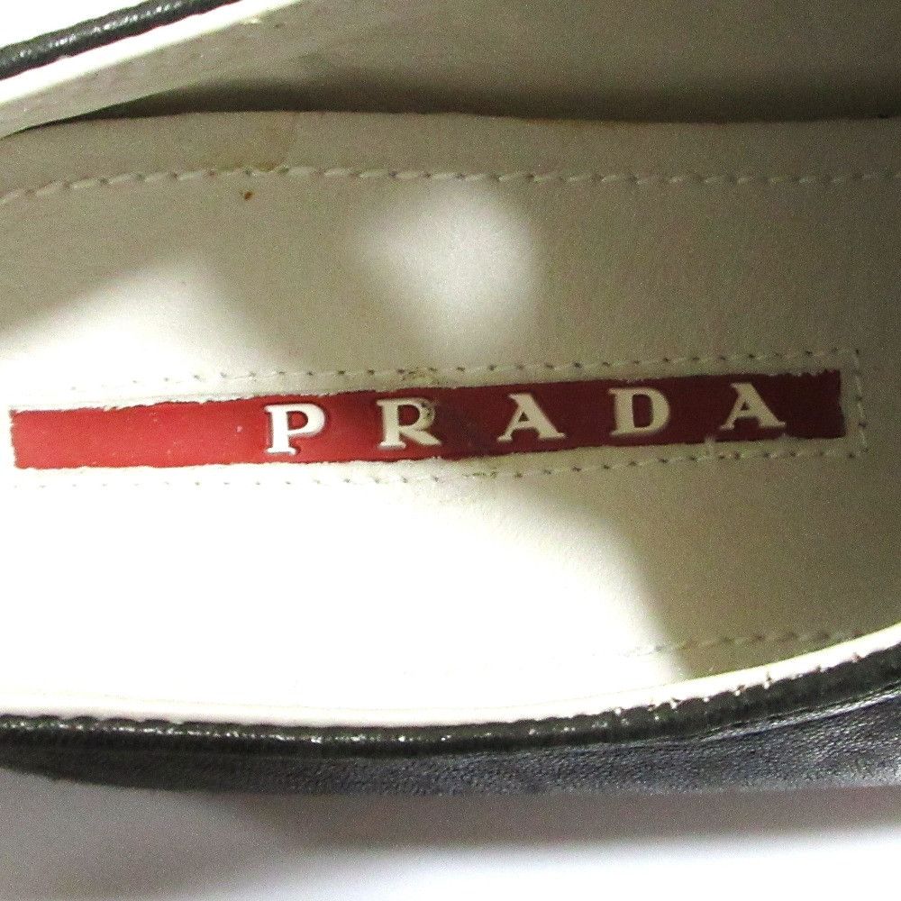 Prada Prada Prada Sports Leather Sneakers Leather Shoes DUTY FREE for USA Size ONE SIZE - 9 Thumbnail