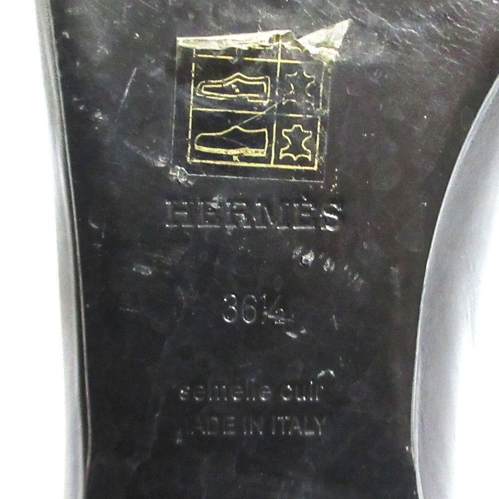 Hermes Hermes Hermes Ex Libris Embossed Calfskin Flats Leather Shoes DUTY FREE for USA Size ONE SIZE - 10 Thumbnail