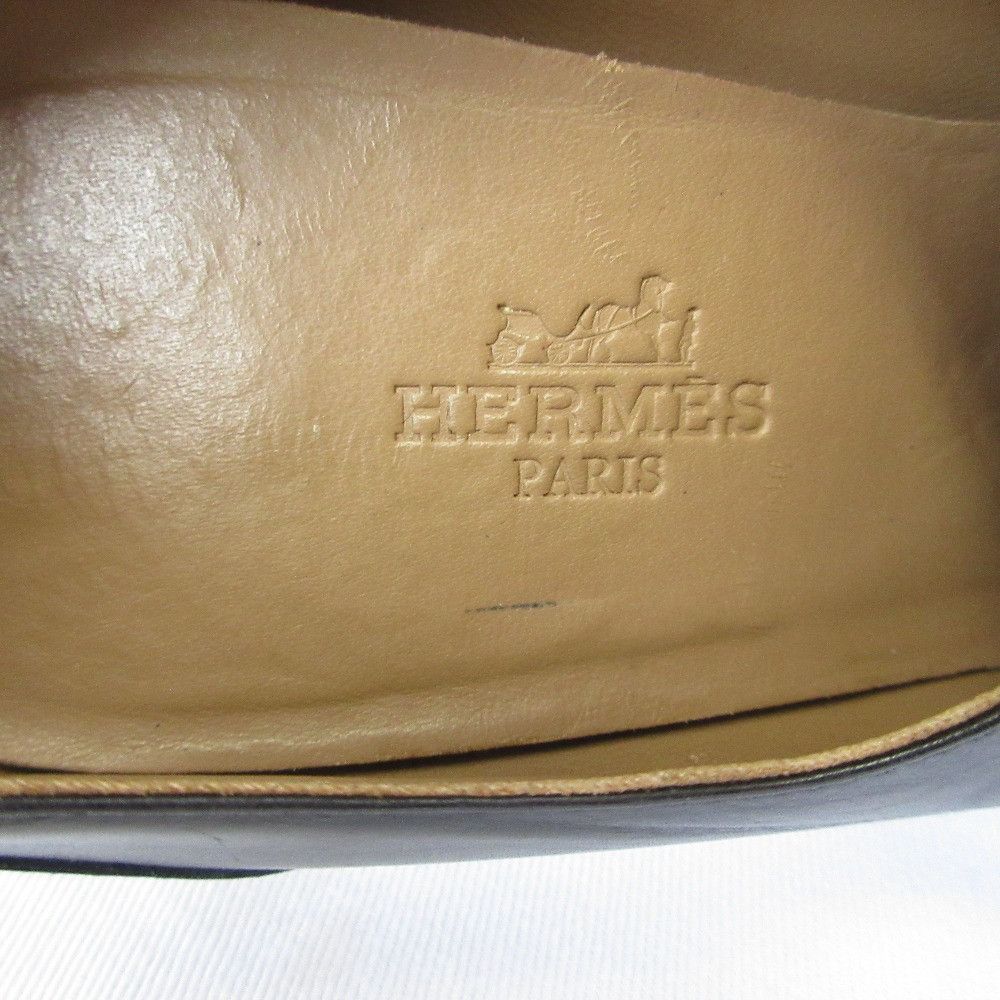 Hermes Hermes Hermes Leather Lace Up Pumps Leather Shoes DUTY FREE for USA Size ONE SIZE - 7 Thumbnail
