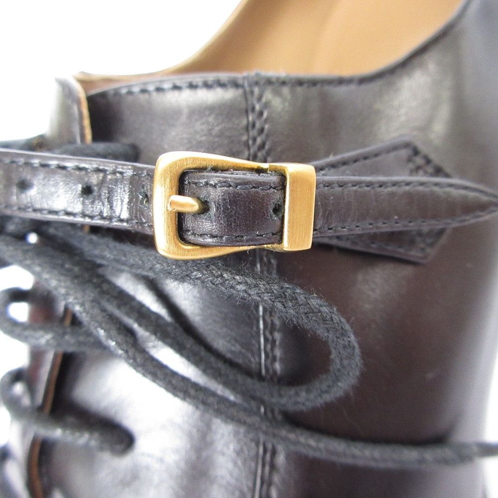 Hermes Hermes Hermes Leather Lace Up Pumps Leather Shoes DUTY FREE for USA Size ONE SIZE - 9 Thumbnail