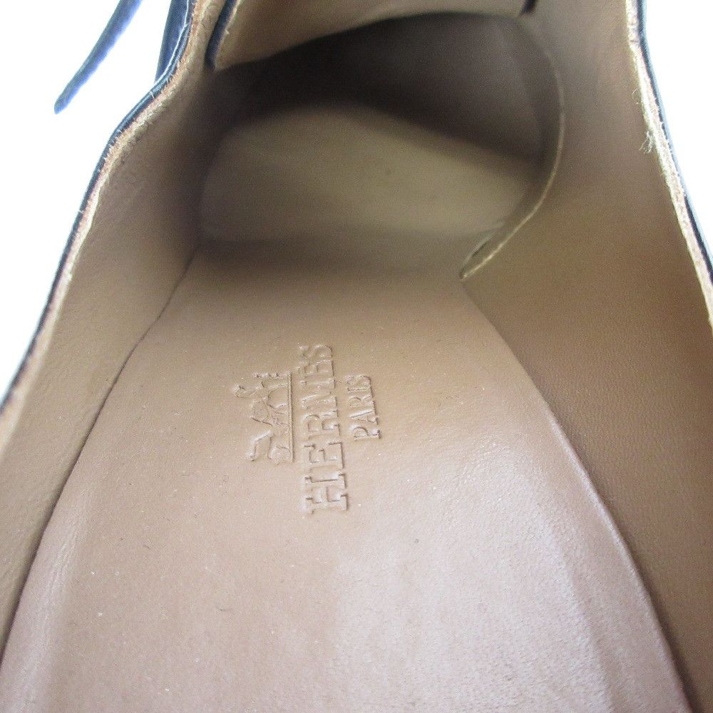 Hermes Hermes Hermes Leather Lace Up Pumps Leather Shoes DUTY FREE for USA Size ONE SIZE - 6 Thumbnail