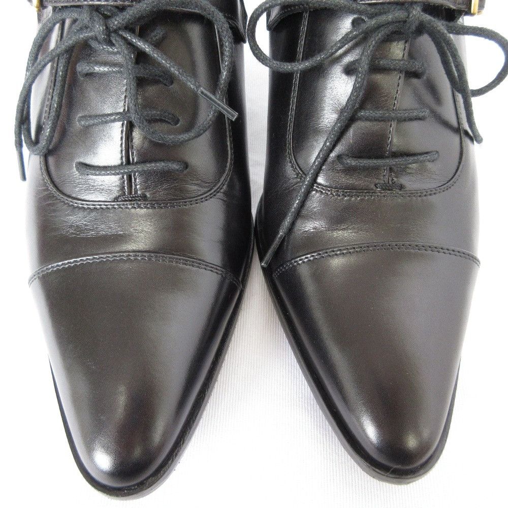 Hermes Hermes Hermes Leather Lace Up Pumps Leather Shoes DUTY FREE for USA Size ONE SIZE - 4 Thumbnail