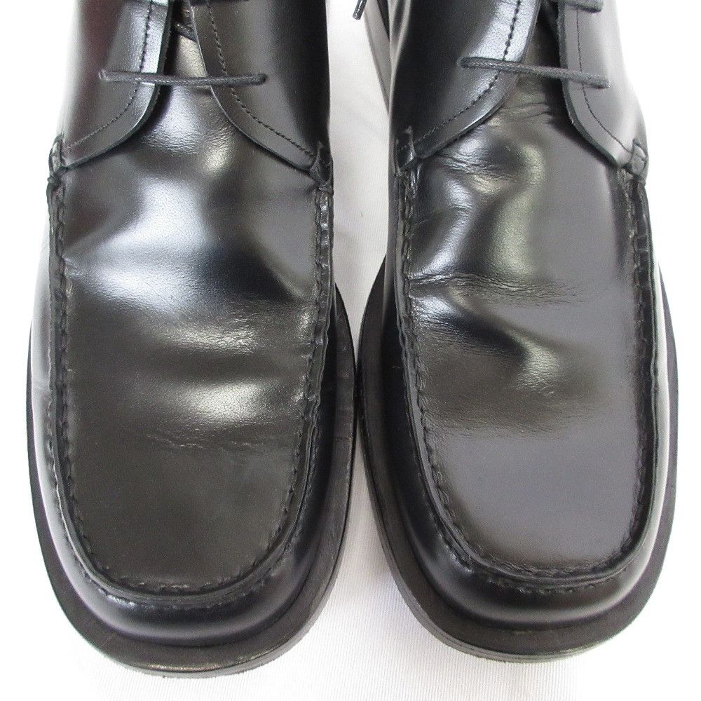 Gucci Gucci Gucci Leather Chukka Boots Leather Shoes 1140148 DUTY FREE for USA Size ONE SIZE - 4 Thumbnail