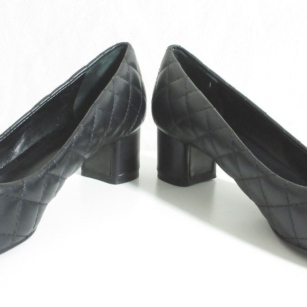Tory Burch Tory Burch Tory Burch Metal Leather Quilted Pumps Leather Shoes DUTY FREE for USA Size ONE SIZE - 4 Thumbnail