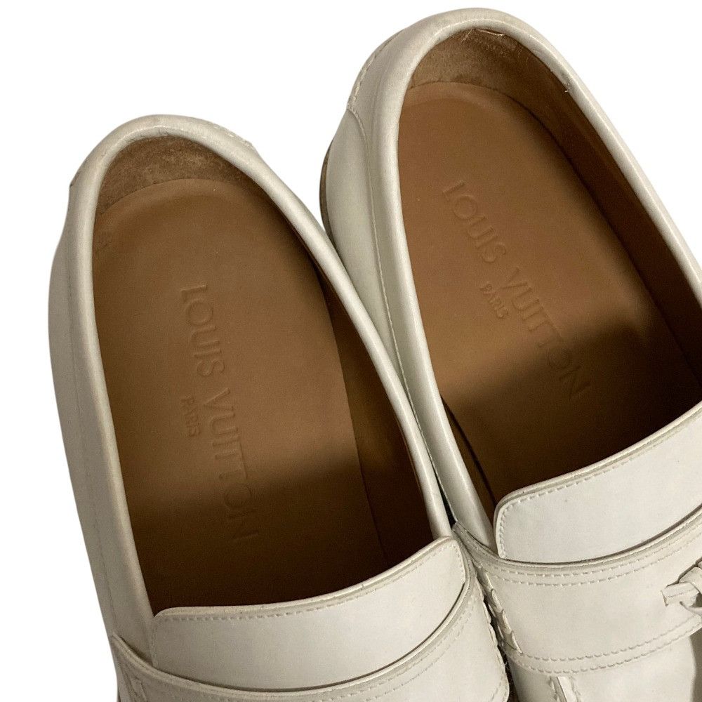 Louis Vuitton Louis Vuitton Louis Vuitton Leather Tassel Loafers Leather Shoes DUTY FREE for USA Size ONE SIZE - 7 Thumbnail