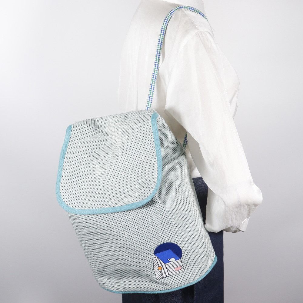 Hermes Hermes Hermes Les Caban Toile H backpack Textile Backpack DUTY FREE for USA Size ONE SIZE - 11 Thumbnail