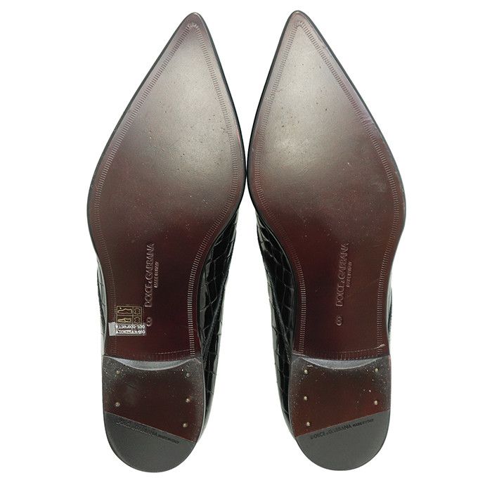 Dolce & Gabbana Dolce & Gabbana Dolce&Gabbana patent leather boots Leather Shoes DUTY FREE for USA Size ONE SIZE - 8 Thumbnail