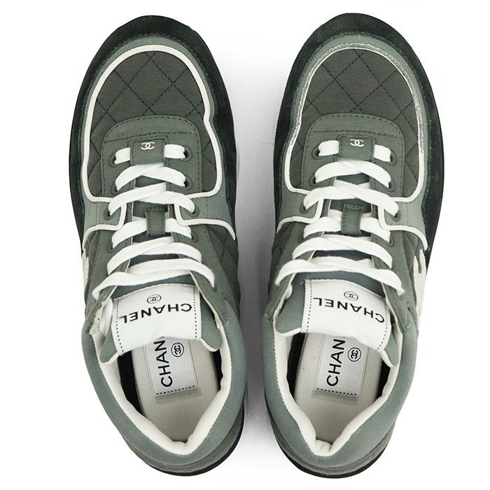 Chanel Chanel Chanel Leather Quilted Sneakers Leather Shoes G40184 DUTY FREE for USA Size ONE SIZE - 14 Thumbnail